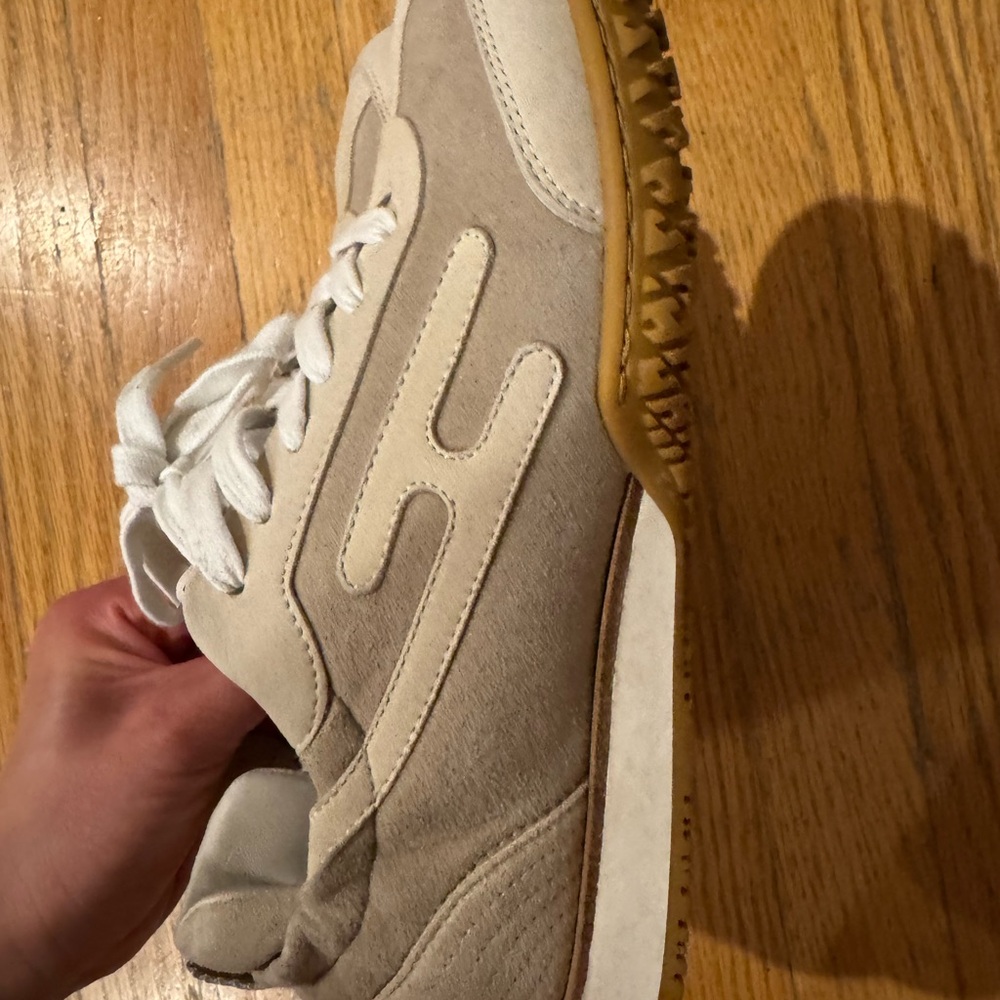 Hermes Jet Beige and White women Sneakers